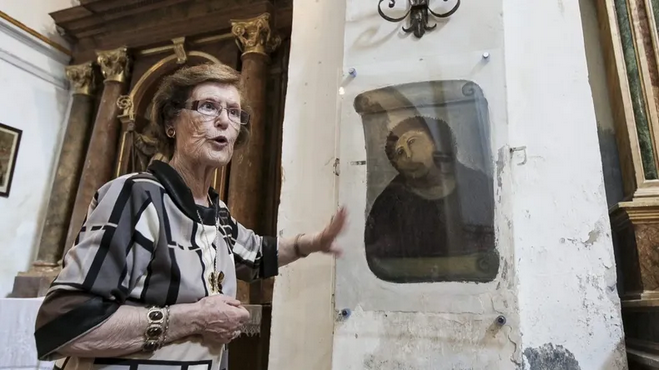 Murió Cecilia Giménez, la mujer que se volvió viral por haber "restaurado" el Ecce Homo de Borja.