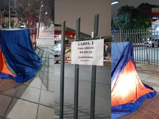 Furor por Airbag en Neuquén: acampan un mes antes del show en el Ruca Che