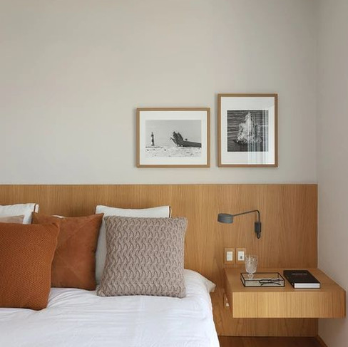 decoração da parede da cama