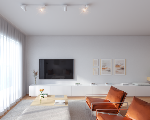 sala de estar cores neutras