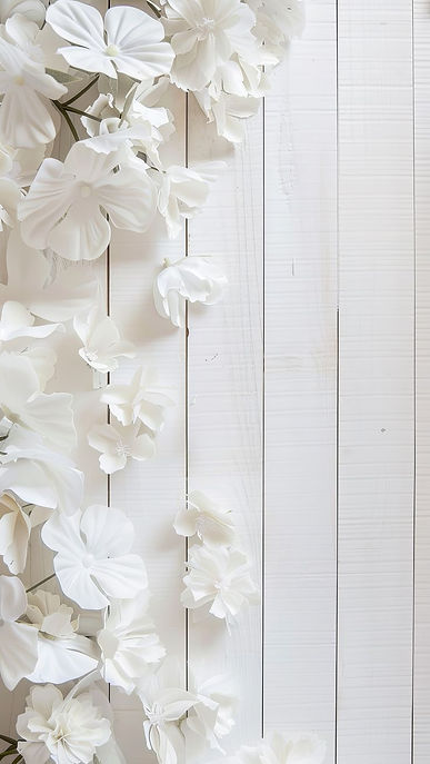 White wood background with white flowers - mobile wallpapers (4 images).jpg
