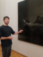 Immense tableau où domine le clair obscur