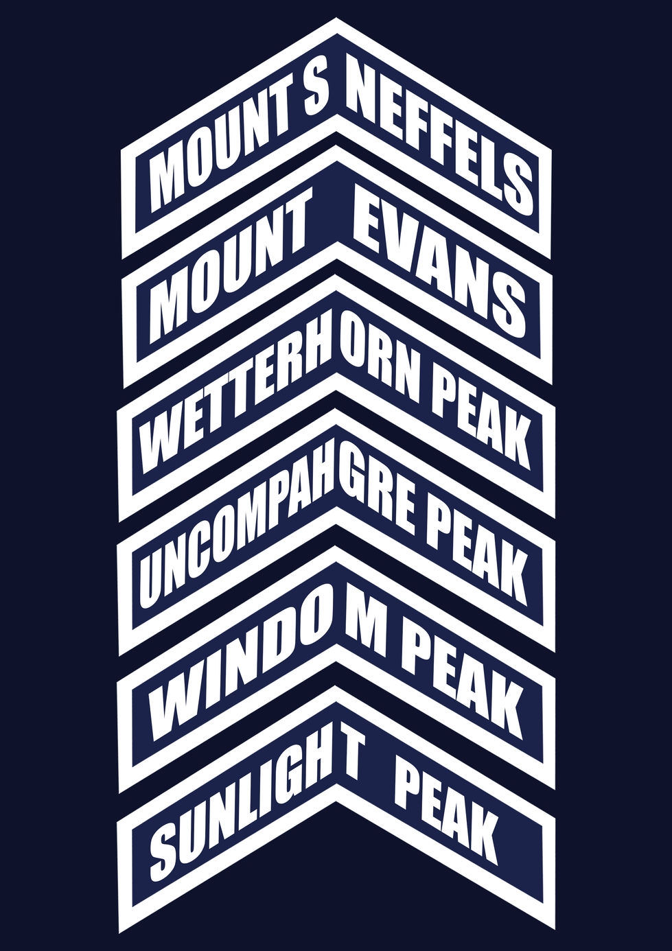 white and blue