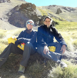 R. Ojeda & A. Novillo trampeando en Las Loicas