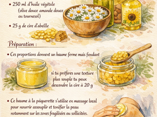 Baume à la pâquerette