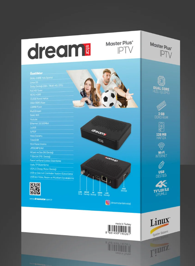 Küçük resim: Dream Star Master Plus | Linux Uydu Alicisi | Full HD