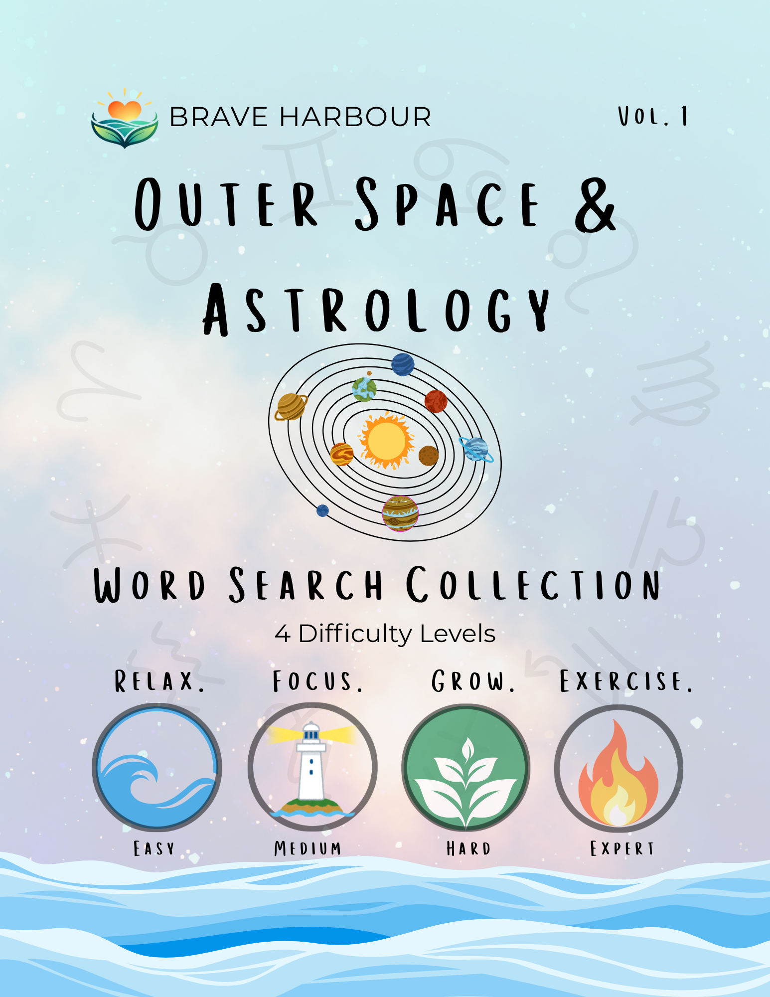 Word Search Puzzle Collection: Outer Space & Astrology (Vol. 1) ⭐
