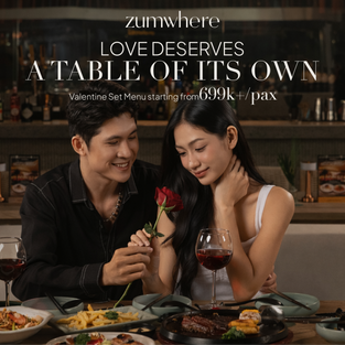 TÔN VINH MÙA YÊU CÙNG SET MENU VALENTINE ZUMWHERE