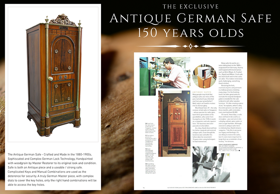 Antique German Safe 150 years old Rare and Authentic German Safe