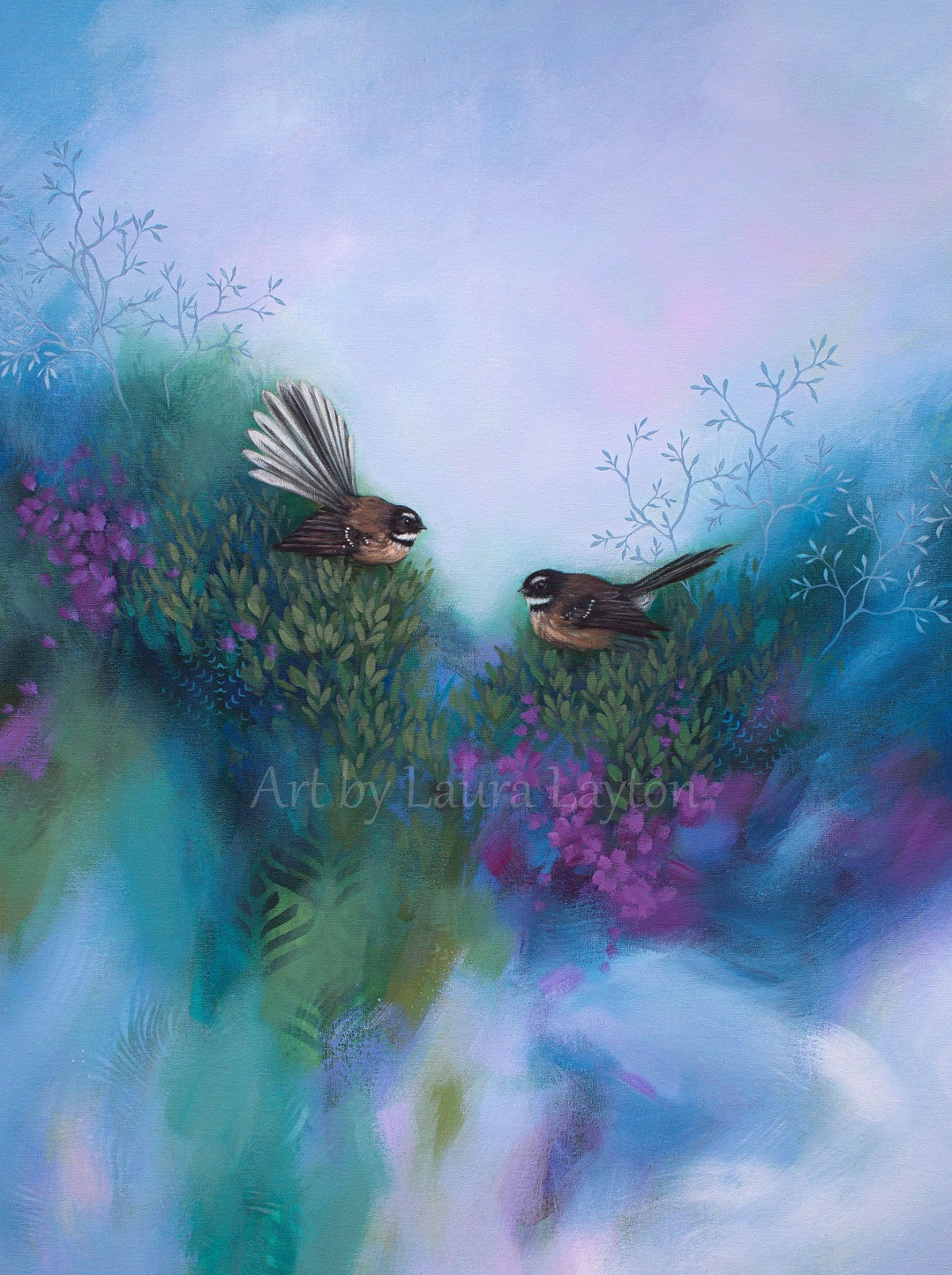 Fantails (Framed)