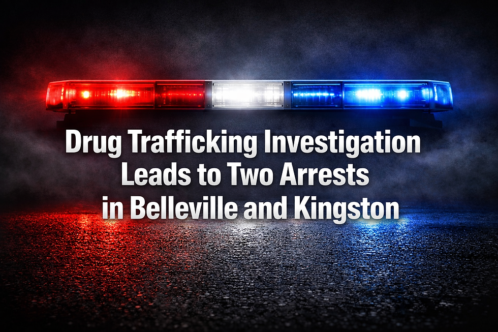 Drug Trafficking Investigation Leads to Two Arrests in Belleville and Kingston