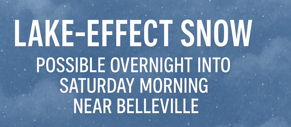 Lake-Effect Snow Possible Overnight Into Saturday Morning Near Belleville
