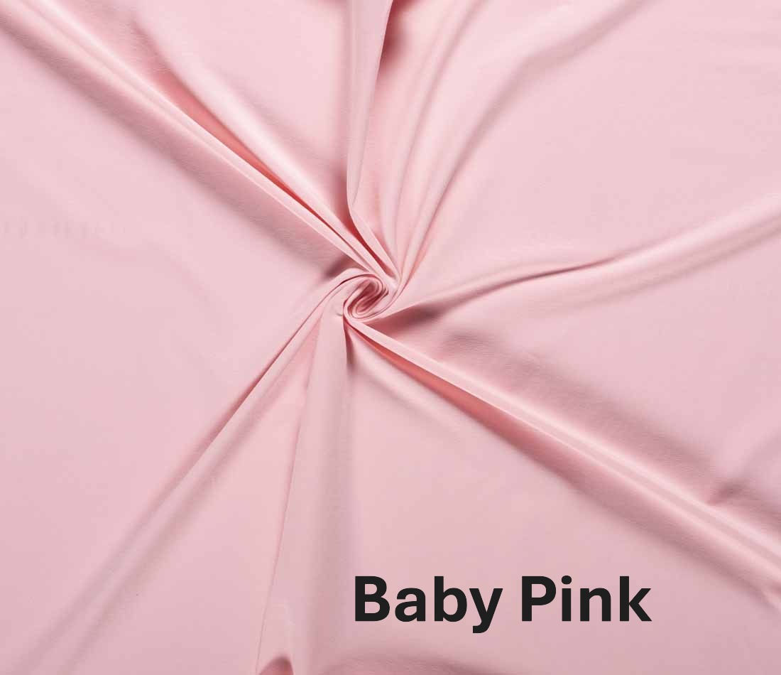 Last Piece 78cm - Plain Cotton Jersey 250gsm- Baby Pink