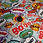 縮圖：Boom, Pow, Bang Polyester Fabric on Sky Blue Background - Dressmaking Material 