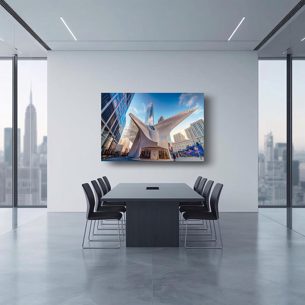 Thumbnail: Iconic NYC Skyline - Oculus & One World Trade Center Art