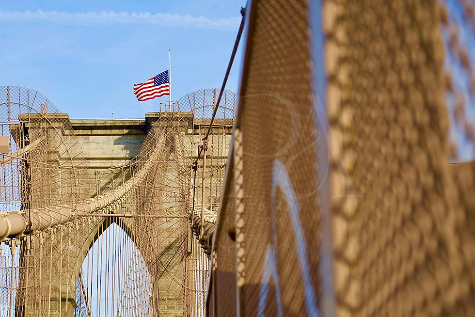 Indexkép: Brooklyn Bridge Detail - Iconic New York Architecture Photography Print