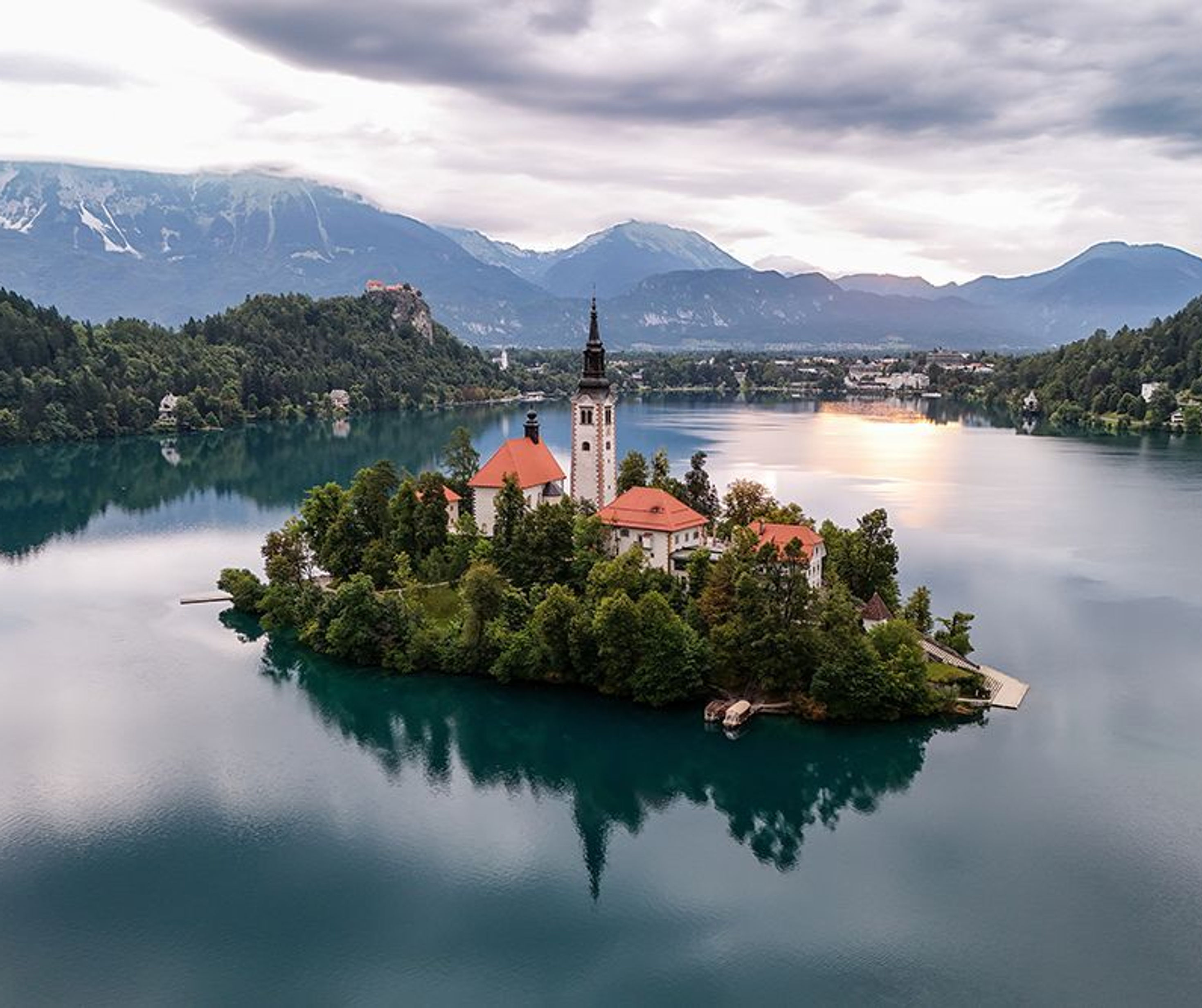 Lake Bled Slovenia - Fairytale Island Art