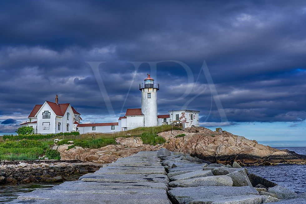 Thumbnail: Eastern Point Lighthouse - Stormy Coastal Art