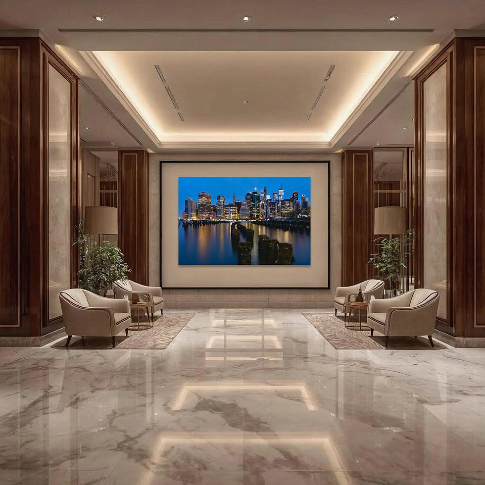 Indexkép: Lower Manhattan Night View - City Lights Wall Decor