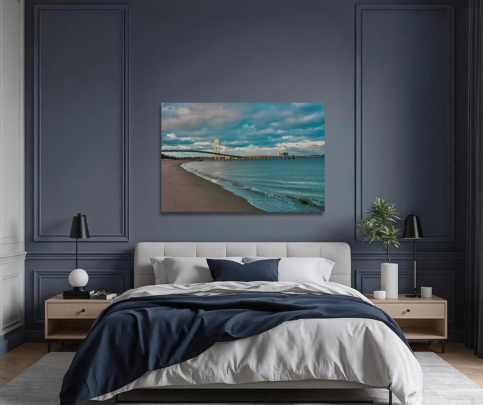 Thumbnail: Bridge on the Horizon - Coastal Landscape Photography Print