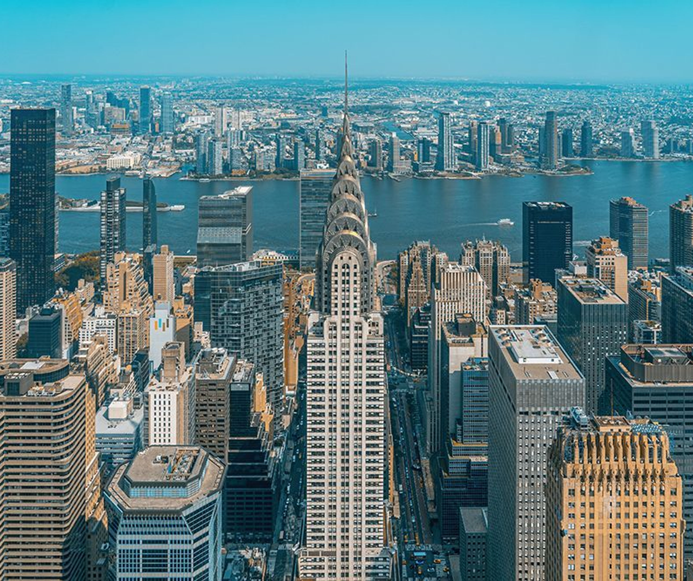 Chrysler Building Aerial View - NYC Art Deco Icon