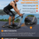 Thumbnail: Portable Home Gym Workout Equipment with 14 Exercise Accessories Ab Roller Wheel
