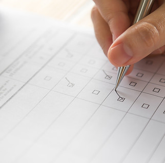 アンケート記入