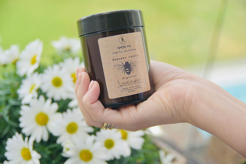 תמונה ממוזערת: נר ריחני- צנצנת חומה ריח לבחירה גודל M