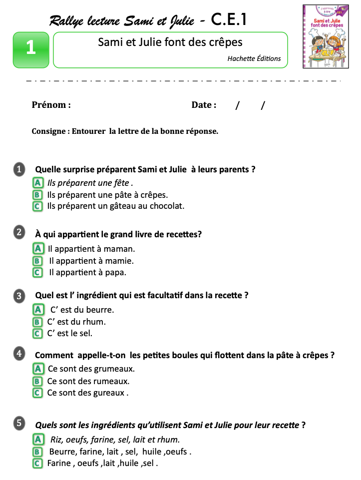 Miniature : Sami et Julie font des crêpes