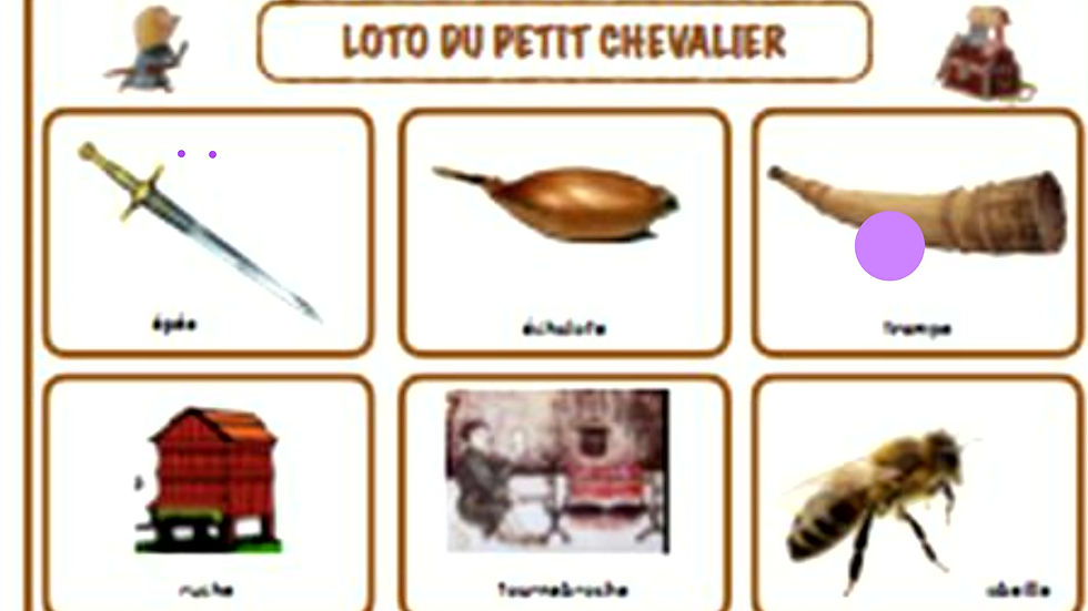 Miniature : Le petit chevalier courageux