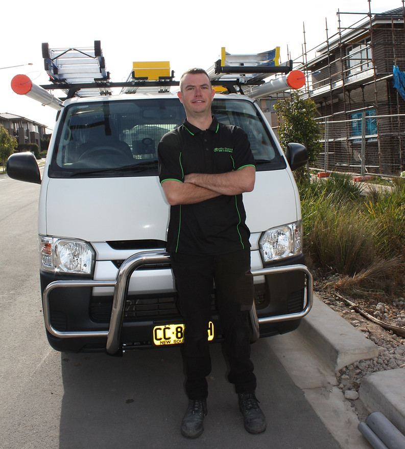 owner of Hills District Data & Electrical in the Hills District with work van