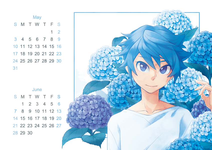 縮圖：花與少年2020月曆卡