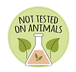 Cruelty-free icon showing Satwa soaps are not tested on animals
