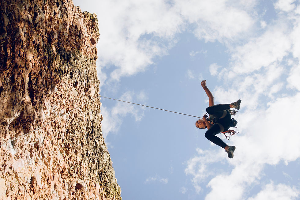 Alexa Romano taking a whipper