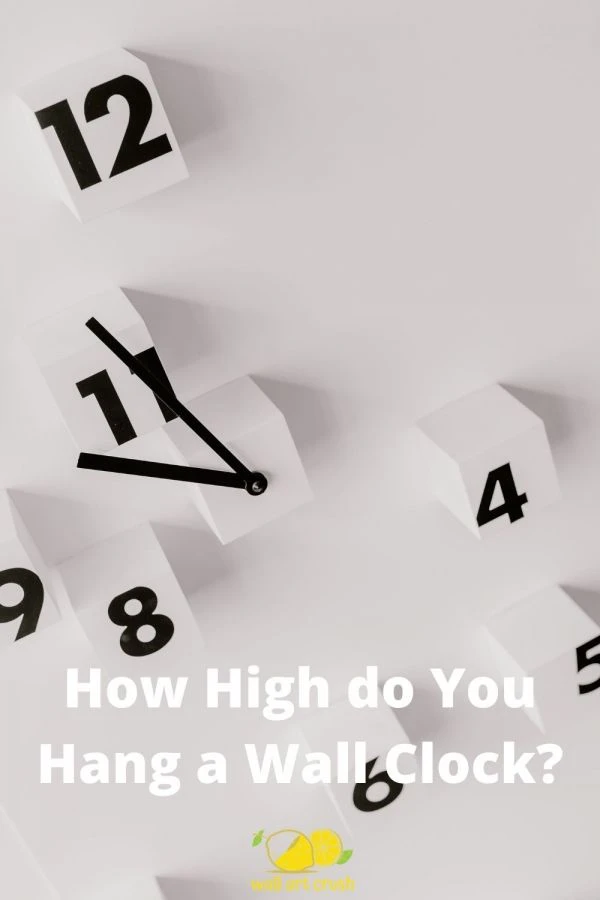 what height should you hang a wall clock