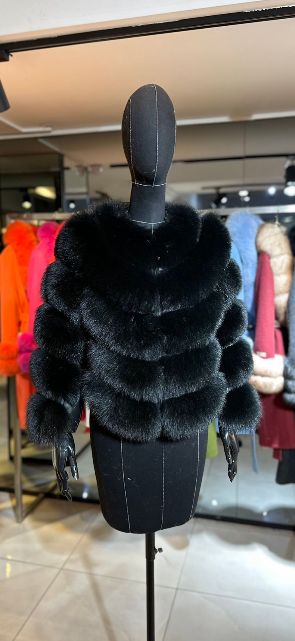 Thumbnail: Women Fur Coat with Real Fox Fur Luxury Women Jacket Women’s Winter Coats