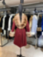 Küçük resim: Cashmere, Wool, Alpaca mixed Fabric Woman Fur Coat with Real Fur Coat Woman’s Lo