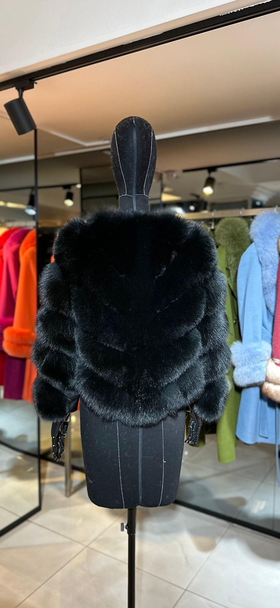 Thumbnail: Women Fur Coat with Real Fox Fur Luxury Women Jacket Women’s Winter Coats