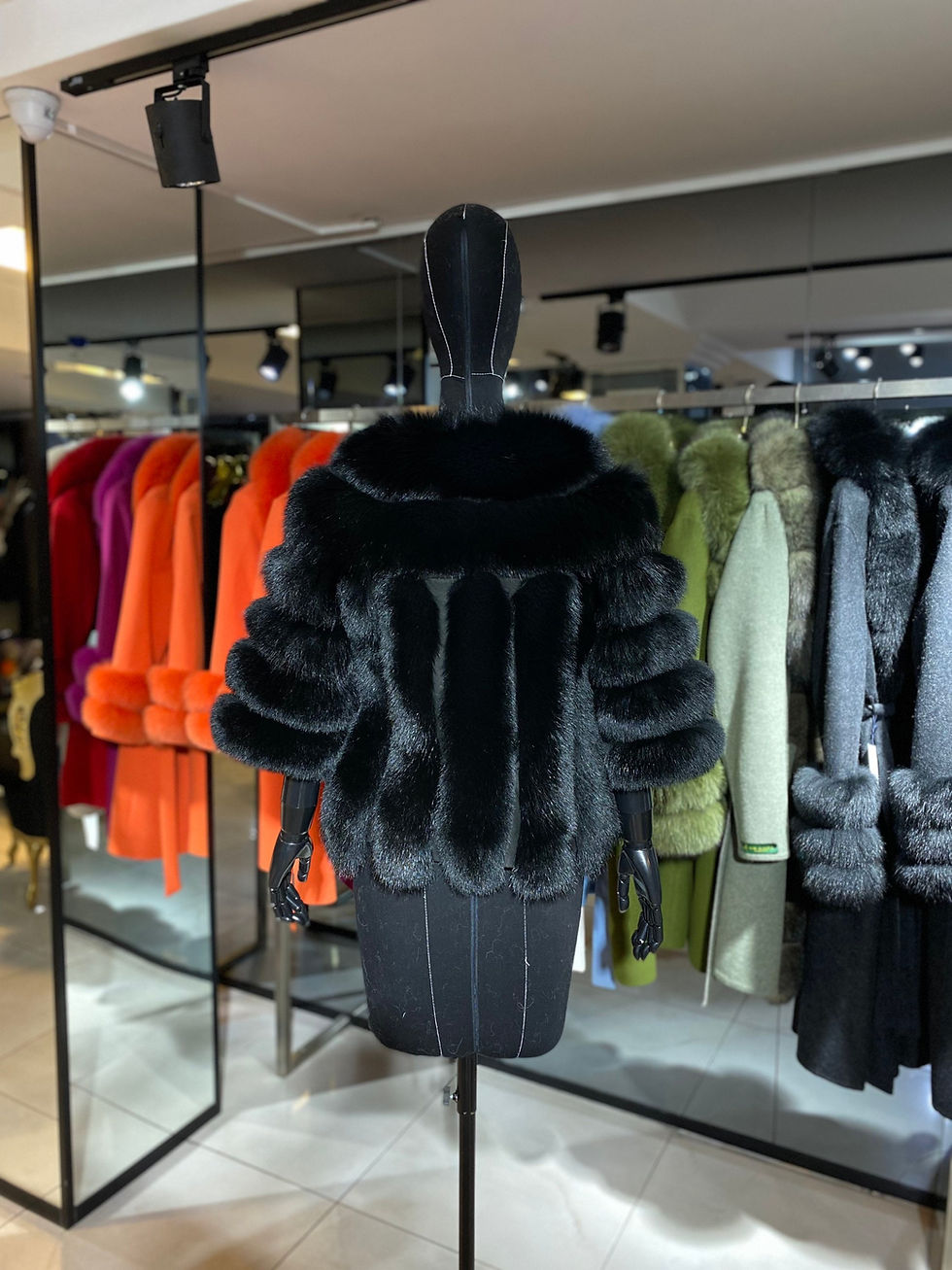 Küçük resim: Women Fur Coat with Real Fox Fur Luxury Women Jacket Women’s Winter Coats
