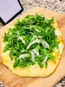 Arugula and Fennel Pizza