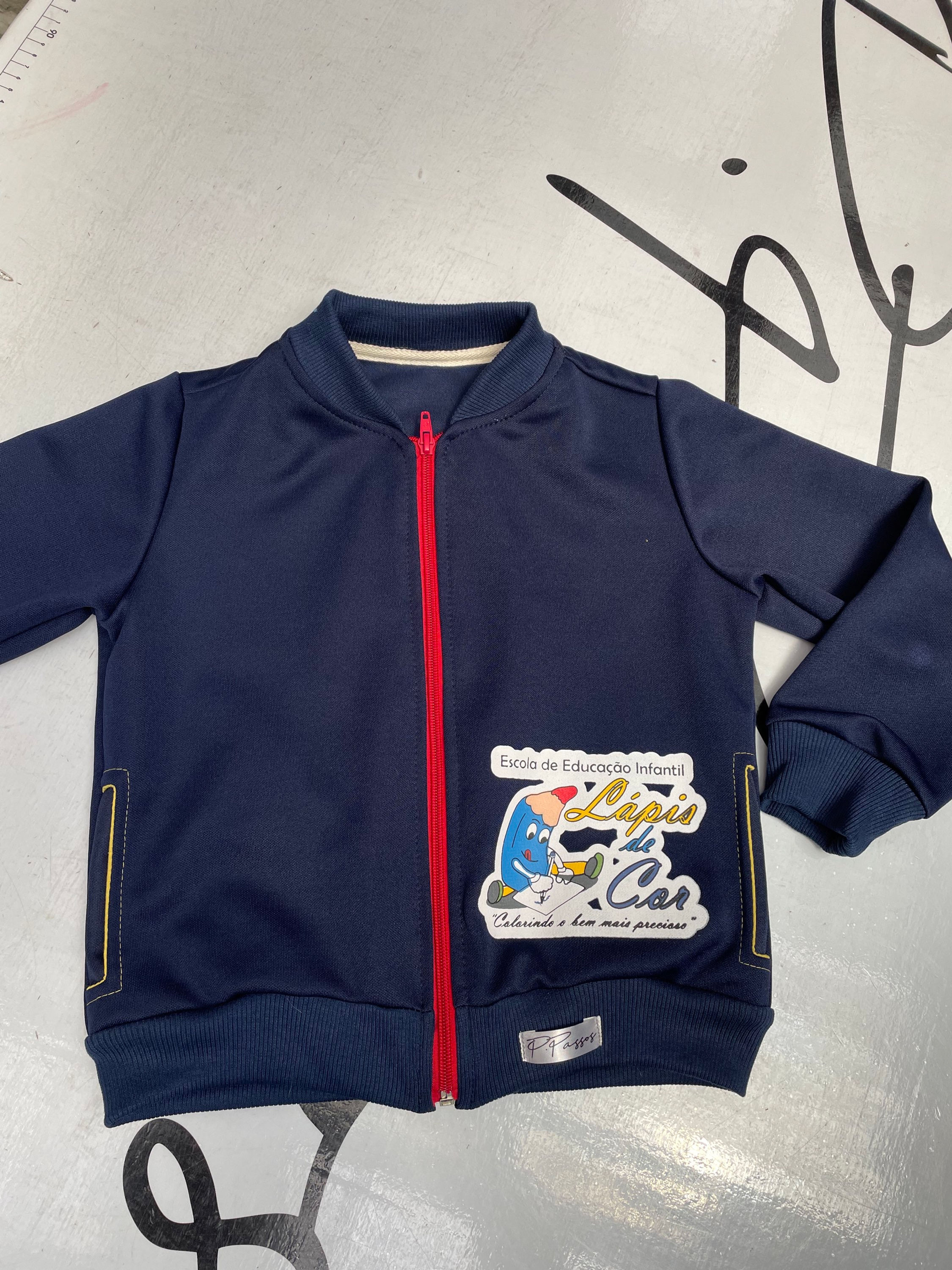 Jaqueta em Malha Colegial 
