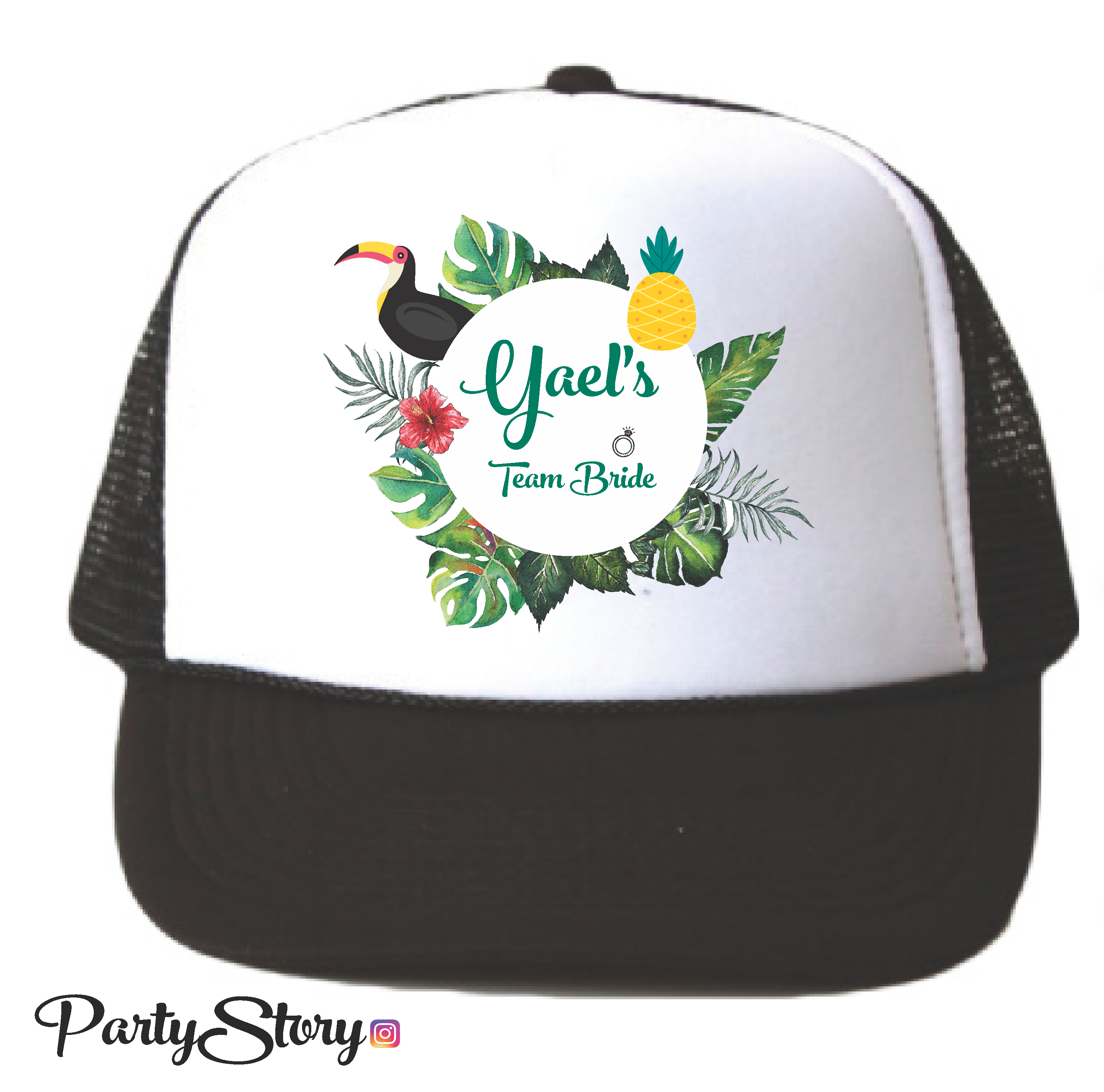 כובע רשת ממותג