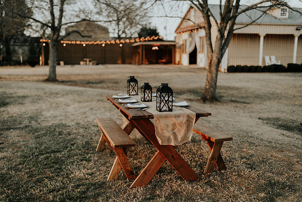 Rustic Outdoor Table