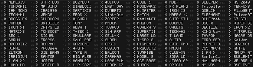 NEMESIS ACCESS Virus TI by ULTIMATE X SOUNDS_PATCHLIST.png
