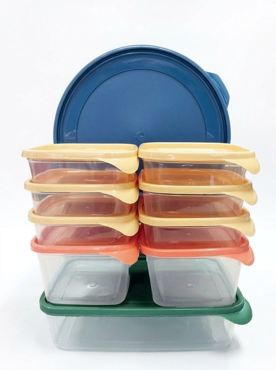 Conjunto de 10 Potes Plásticos