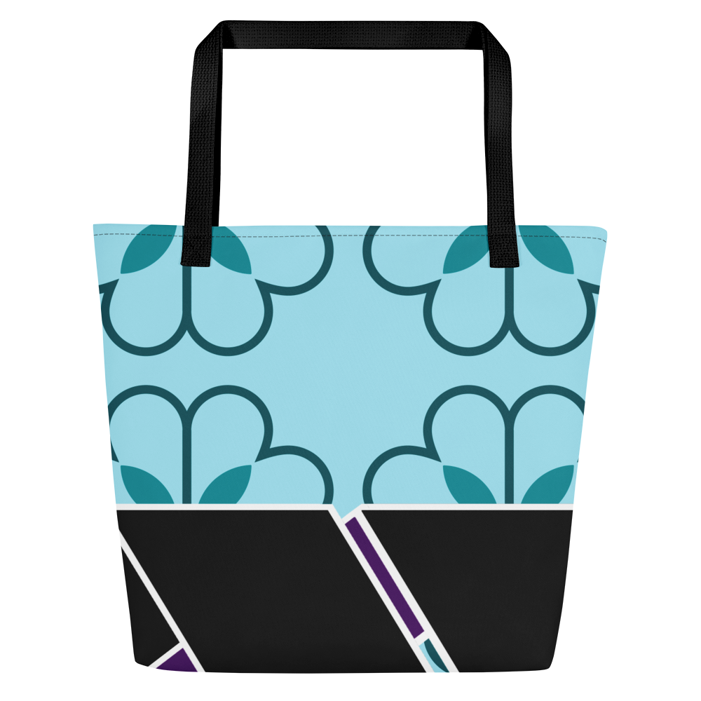 AM Clothing All-Over Print Large Tote Bag
