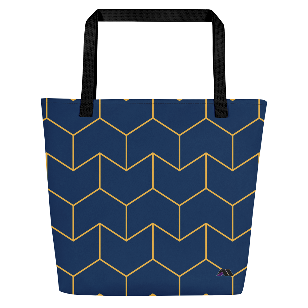 AM Clothing All-Over Print Large Tote Bag