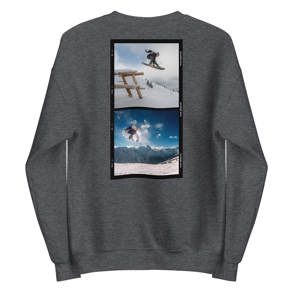 Thumbnail: AM Clothing Sport Sweatshirt with Snowboarding Print