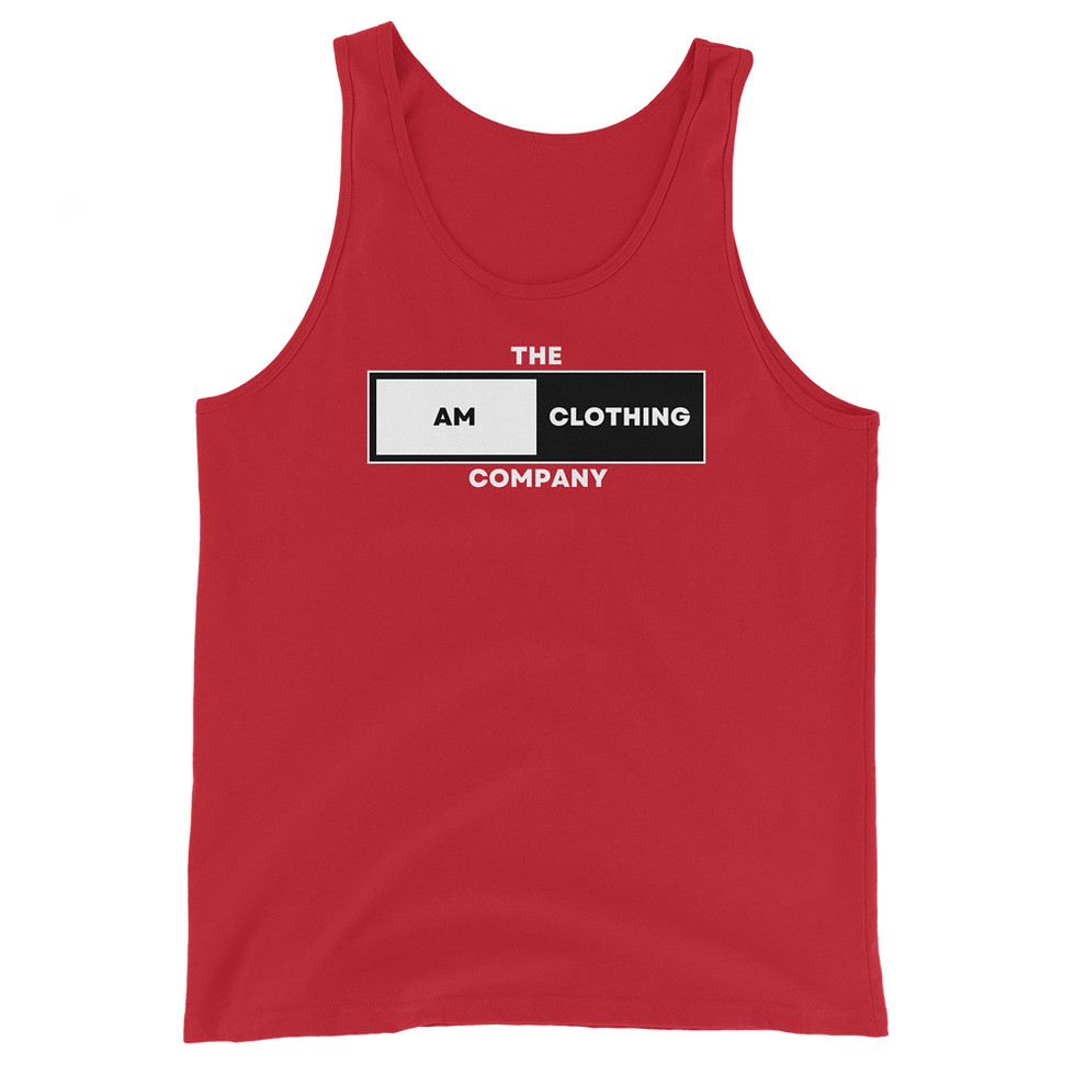 Thumbnail: The AM Clothing Tank Top with White Lettering
