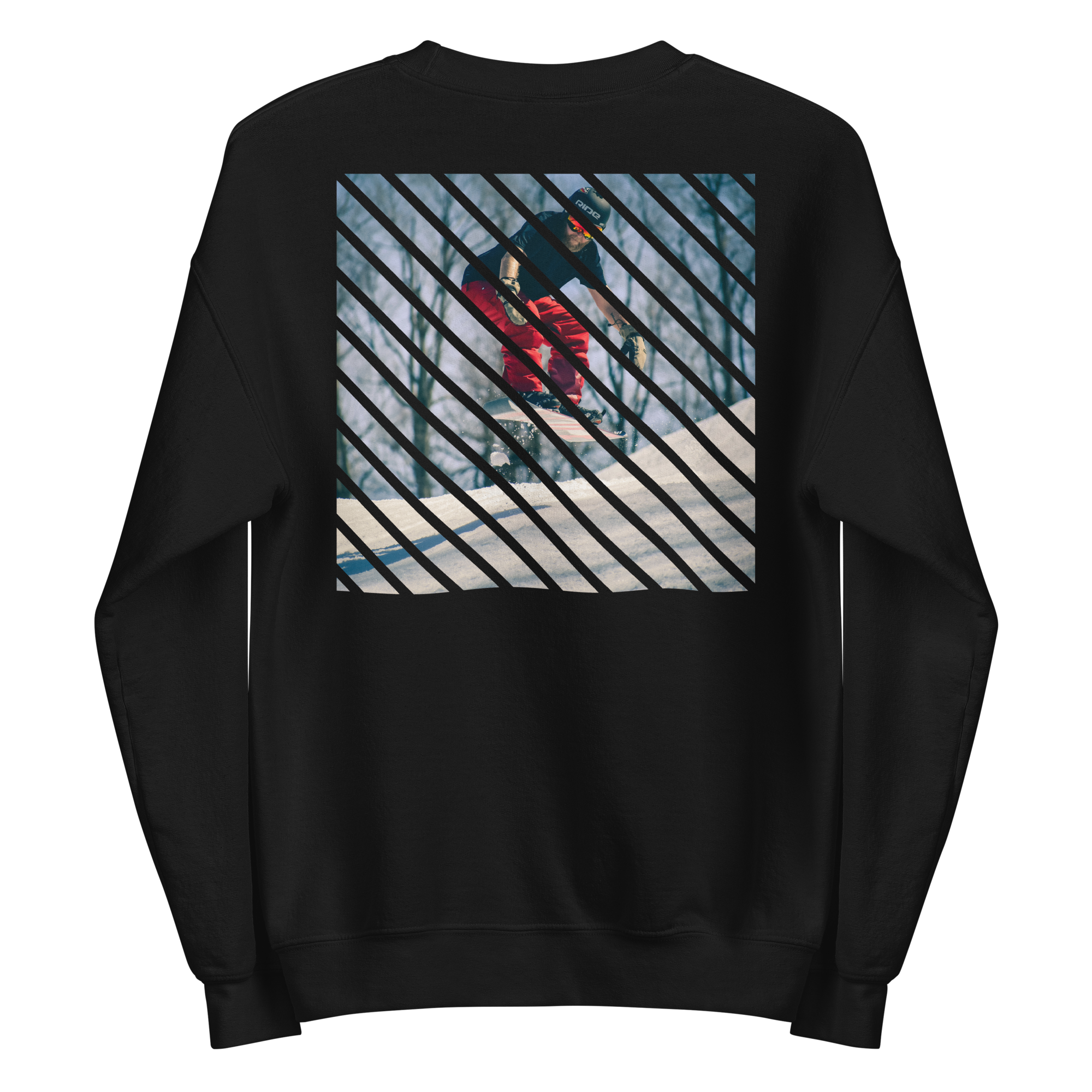 AM Clothing Sport Sweatshirt with Snowboarding Print